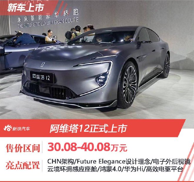 Aouita 12 was officially listed and sold for 300,800-400,800 yuan.